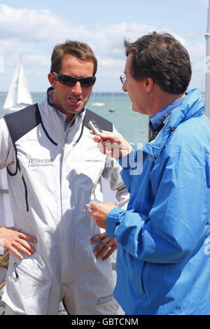 Vela - Giro dell'isola Preview - Ben Ainslie Photocall - Isola Vela Club Foto Stock