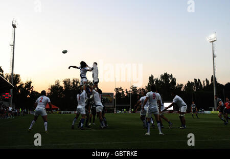 Rugby Union - IRB Nations Cup - Francia un v Scozia - Stadionul National Arcul de Triumf Foto Stock