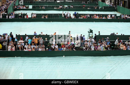 Tennis - 2009 campionati di Wimbledon - Giorno Sette - All England Lawn Tennis e Croquet Club Foto Stock