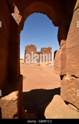 Africa, Sudan, Naga, tempio di Apedemak Foto Stock
