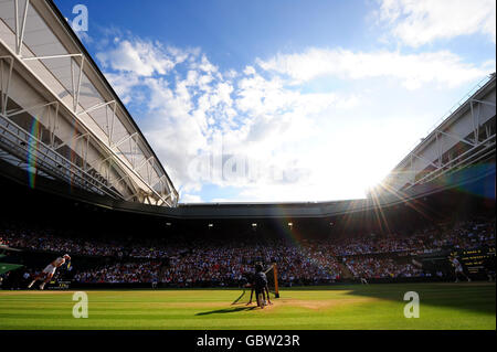 Tennis - 2009 campionati di Wimbledon - giorno undici - All England Lawn Tennis e Croquet Club Foto Stock