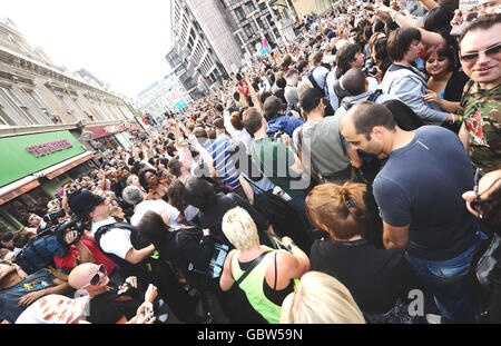 Michael Jackson Flash Mob - Londra Foto Stock