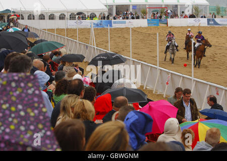 British Beach Polo Championships Foto Stock