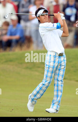 Golf - il Campionato Open 2009 - Round One - Turnberry Golf Club. Ryo Ishikawa, Giappone Foto Stock