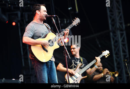 La Dave Matthews Band sul palco dell'Hard Rock Calling, ad Hyde Park a Londra. Foto Stock