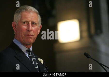 Il Principe del Galles ha tenuto un discorso durante una conferenza guidata dalla Commissione per lo sviluppo sostenibile (DSC) presso i Royal Horticultural Halls nel centro di Londra. Foto Stock