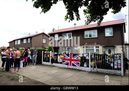 Jimmy Backhouse omaggi Foto Stock