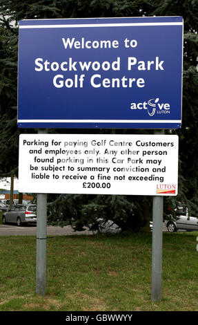 Stockwood Park Golf Club a Luton, dove il golfista Harold Stafford ha lanciato un attacco a Barry Barnes con un ferro da otto in un caso di 'rabbia di golf'. Foto Stock