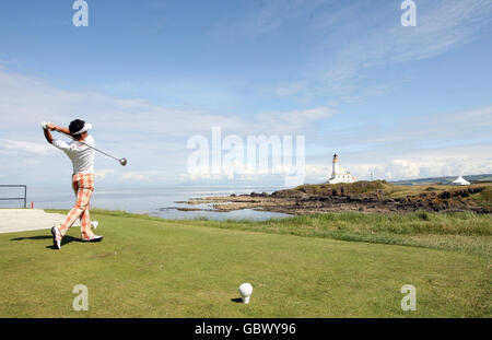 Golf - Open 2009 Championship - pratica rotonda - Giorno 3 - Turnberry Foto Stock