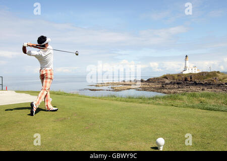 Golf - Open 2009 Championship - pratica rotonda - Giorno 3 - Turnberry Foto Stock