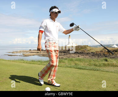 Golf - Open 2009 Championship - pratica rotonda - Giorno 3 - Turnberry Foto Stock