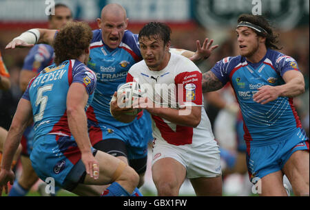 Rugby League - Engage Super League - St Helens v Wakefield Wildcats - Knowsley Road Foto Stock