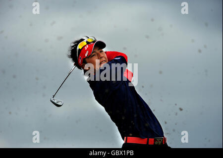 Golf - il Campionato Open 2009 - due round - Turnberry Golf Club. Ryo Ishikawa in Giappone durante il secondo round dell'Open Championship 2009 al Turnberry Golf Club, Ayrshire. Foto Stock