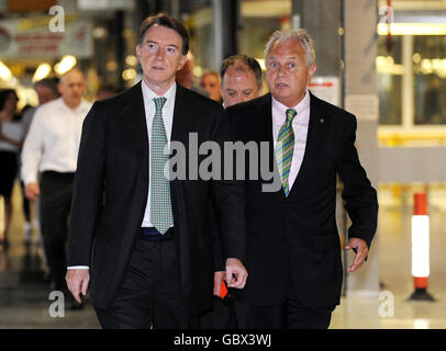 Mandelson tours vegetale geneticamente modificato Foto Stock