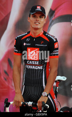 Ciclismo - Tour de France 2009 - presentazioni di squadra - Monaco. Luis Leon Sanchez (Spagna), Caisse D'Epargne Foto Stock