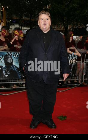 Robbie Collane arriva per la prima mondiale di Harry Potter e il Principe Mezzosangue alla piazza Odeon Leicester, Londra. Foto Stock