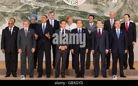 Vertice G8 Italia Foto Stock