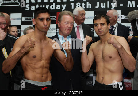 Boxing - Amir Khan v Andreas Kotelnik - Pesare nel triangolo - Shopping Centre - Manchester Foto Stock