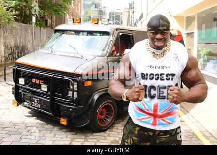 Piccolo ferro Photocall - Londra Foto Stock