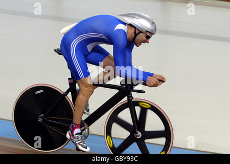 Escursioni in bicicletta - Atene Giochi Paralimpici 2004 - Uomini CP bicicletta 3/4 km di prova a tempo Foto Stock