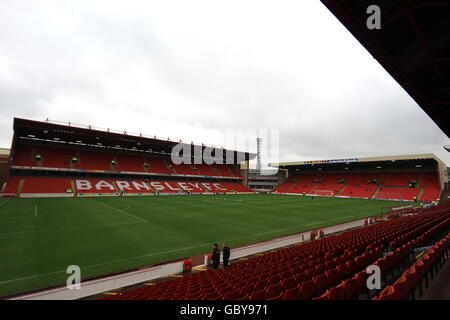 Calcio - Pre Season friendly - Barnsley / Manchester City - Oakwell. Vista generale di Oakwell, sede del Barnsley Football Club Foto Stock