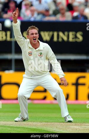 Nathan Hauritz australiano durante il secondo giorno del terzo test match di Npower Ashes a Edgbaston, Birmingham. PREMERE ASSOCIAZIONE foto. Data immagine: Venerdì 31 luglio 2009. Il credito fotografico dovrebbe essere: Rui Vieira/PA Wire Foto Stock