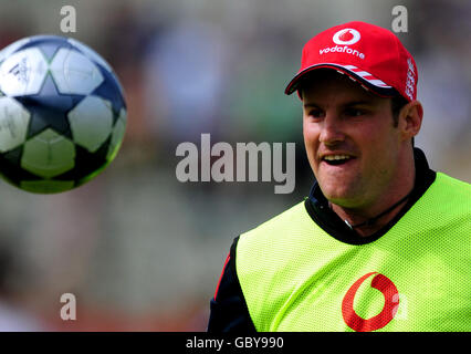 Andrew Strauss (capitano) dell'Inghilterra, prima del secondo giorno del terzo test match di Npower Ashes a Edgbaston, Birmingham. PREMERE ASSOCIAZIONE foto. Data immagine: Venerdì 31 luglio 2009. Il credito fotografico dovrebbe essere: Rui Vieira/PA Wire Foto Stock