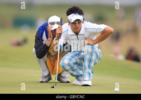 Golf - il Campionato Open 2009 - Round One - Turnberry Golf Club. Ryo Ishikawa, Giappone Foto Stock