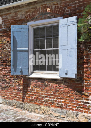 Dh Nelsons Dockyard ANTIGUA Caribbean English Harbor Naval edificio in mattoni Historic Dockyard West Indies Foto Stock