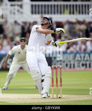 Cricket - The Ashes 2009 - seconda prova npower - primo giorno - Inghilterra contro Australia - Lord's. Inglese Kevin Pietersen Foto Stock