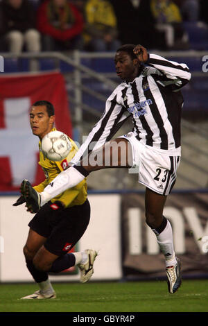 Calcio - Coppa UEFA - Gruppo D - Sochaux v Newcastle United Foto Stock