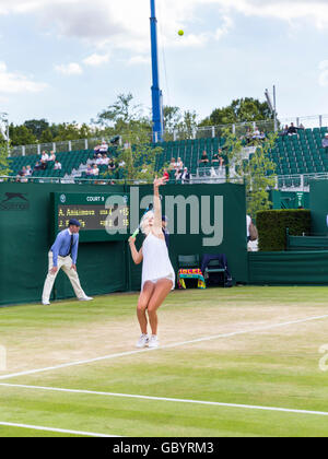 Amanda Anisimova, American junior giocatore di tennis a Wimbledon Championships 2016 Foto Stock