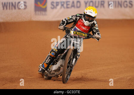 Speedway - il Gran Premio del circuito britannico FIM - Millennium Stadium. Sebastian Ulamek, Polonia Foto Stock