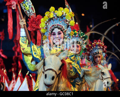 Edinburgh Tattoo Prove abito Foto Stock