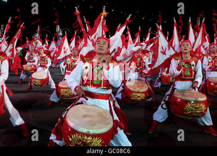 Edinburgh Tattoo Prove abito Foto Stock