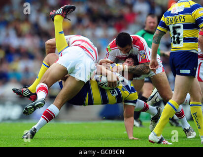 Rugby League - Carnegie Challenge Cup - Semifinale - Wigan Warriors v Warrington lupi - Stobart Stadium Foto Stock