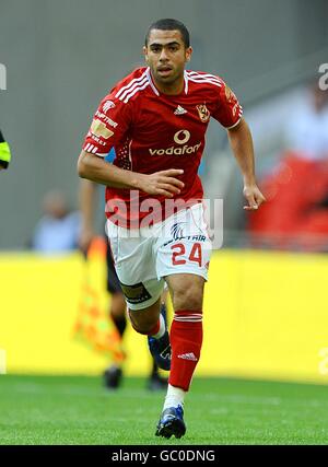 Calcio - Coppa Wembley 2009 - Celtic v al Ahly - Stadio Wembley. Ahmed Fathy, al Ahly Foto Stock