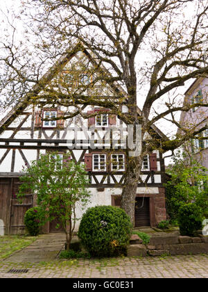 Fachwerkhaus in Bad Teinach-Zavelstein Foto Stock