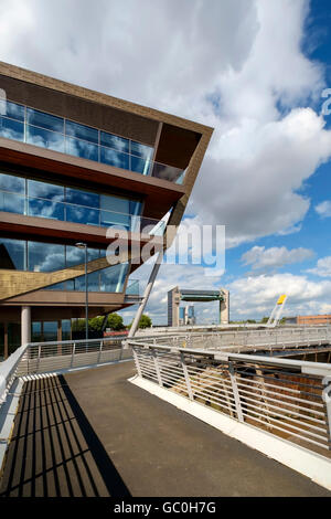 C4DI (Centro per l'innovazione digitale) & Tidal barriera, Hull REGNO UNITO Foto Stock