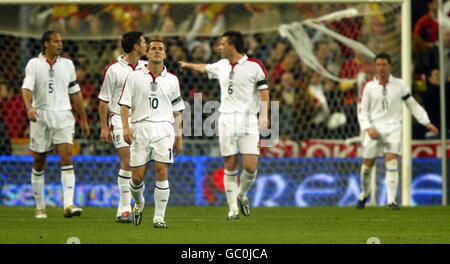 Calcio - amichevole internazionale - Spagna - Inghilterra Foto Stock