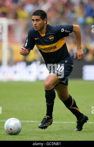 Calcio - Audi Cup 2009 - Boca Juniors / AC Milan - Allianz Arena. Juan Roman Riquelme, Boca Juniors Foto Stock
