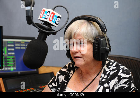 Ann Widdecombe su Londra il più grande conversazione Foto Stock
