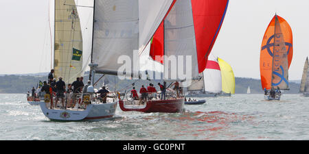 Vela - 2009 Rolex Fastnet Race - Il Solent Foto Stock