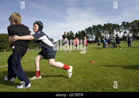 Rugby Union - Edinburgh Rugby ospitare bambini''s evento - St Andrews Foto Stock