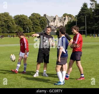 Rugby Union - Edinburgh Rugby ospitare bambini''s evento - St Andrews Foto Stock