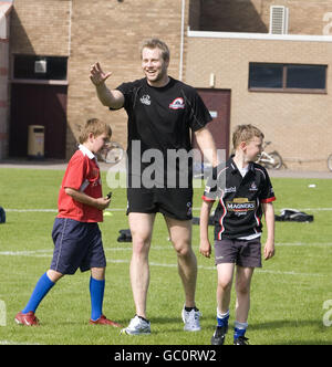 Rugby Union - Edinburgh Rugby ospitare bambini''s evento - St Andrews Foto Stock