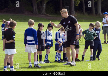 Rugby Union - Edinburgh Rugby ospitare bambini''s evento - St Andrews Foto Stock