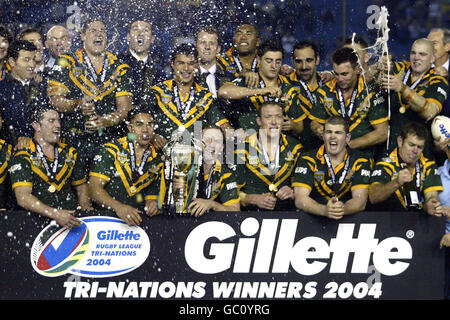 Rugby League - Gillette Tri-Nations - finale - Gran Bretagna v Australia Foto Stock