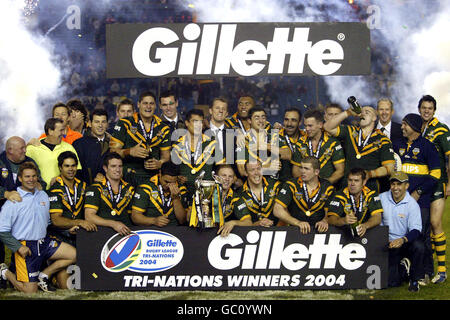 Rugby League - Gillette Tri-Nations - finale - Gran Bretagna v Australia Foto Stock