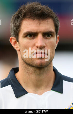 Calcio - International friendly - Irlanda del Nord / Israele - Windsor Park. Aaron Hughes, Irlanda del Nord Foto Stock